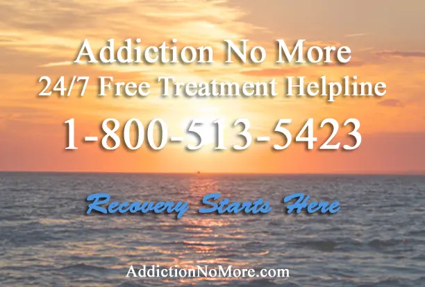 addiction no more 24/7 free treatment helpline. Call 1-800-513-5423 for help finding drug rehab centers. Recovery Starts here. Addictionnomore.com