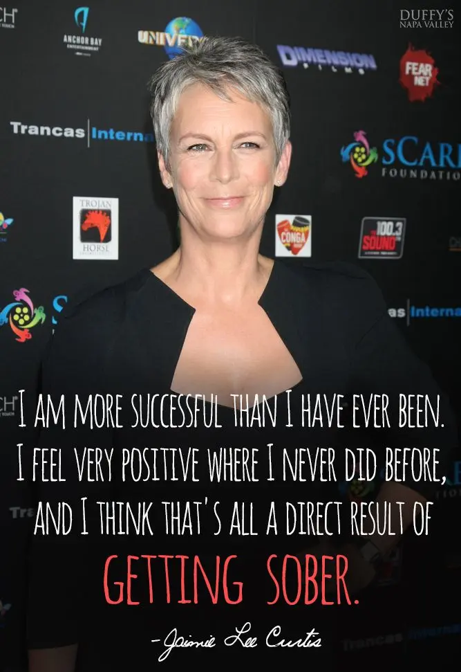 jaimie lee curtis motivational quote for addiction