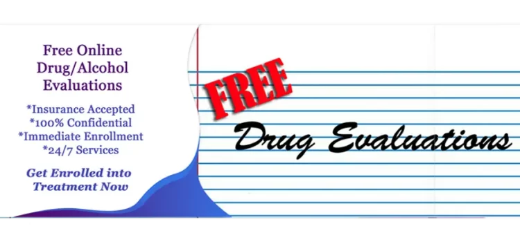 Free online drug and alcohol evaluation forms for people who need treatment for addiction