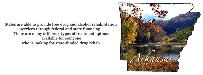 The state of Arkansas able to provide free drug and alcohol rehabilitation services through federal and state financing. There are many different types of treatment options for substance abuse available for someone who is looking for state-funded drug rehab.