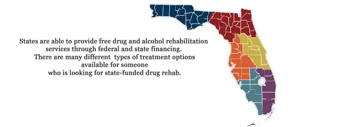 The state of Florida is able to provide free drug and alcohol rehabilitation services through federal and state financing. There are many different types of treatment options for substance abuse available for someone who is looking for state-funded drug rehab.