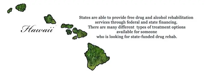 The state of Hawaii is able to provide free drug and alcohol rehabilitation services through federal and state financing. There are many different types of treatment options for substance abuse available for someone who is looking for state-funded drug rehab.