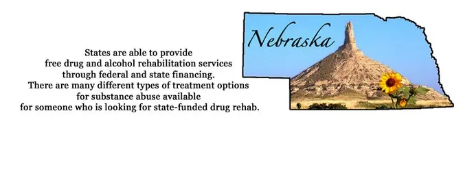 The state of Nebraska is able to provide free drug and alcohol rehabilitation services through federal and state financing. There are many different types of treatment options for substance abuse available for someone who is looking for state-funded drug rehab.