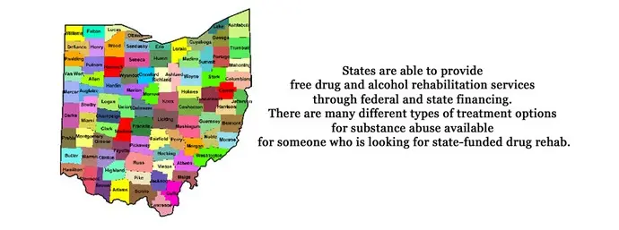 The state of Ohio is able to provide free drug and alcohol rehabilitation services through federal and state financing. There are many different types of treatment options for substance abuse available for someone who is looking for state-funded drug rehab.