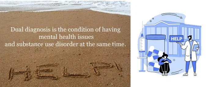 Dual diagnosis is the condition of having a mental health issue and substance use disorder at the same time. Dual diagnosis is sometimes referred to as co-occurring disorders or comorbidity. The term “comorbidity” describes two or more disorders occurring in the same person.